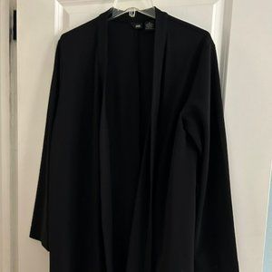 111 State Long Open Cardigan, Size Medium